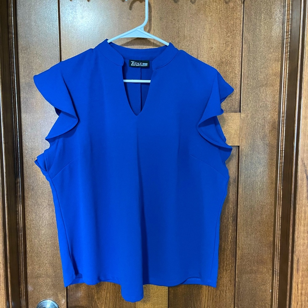 NY&Co Top - Blue - Size XL